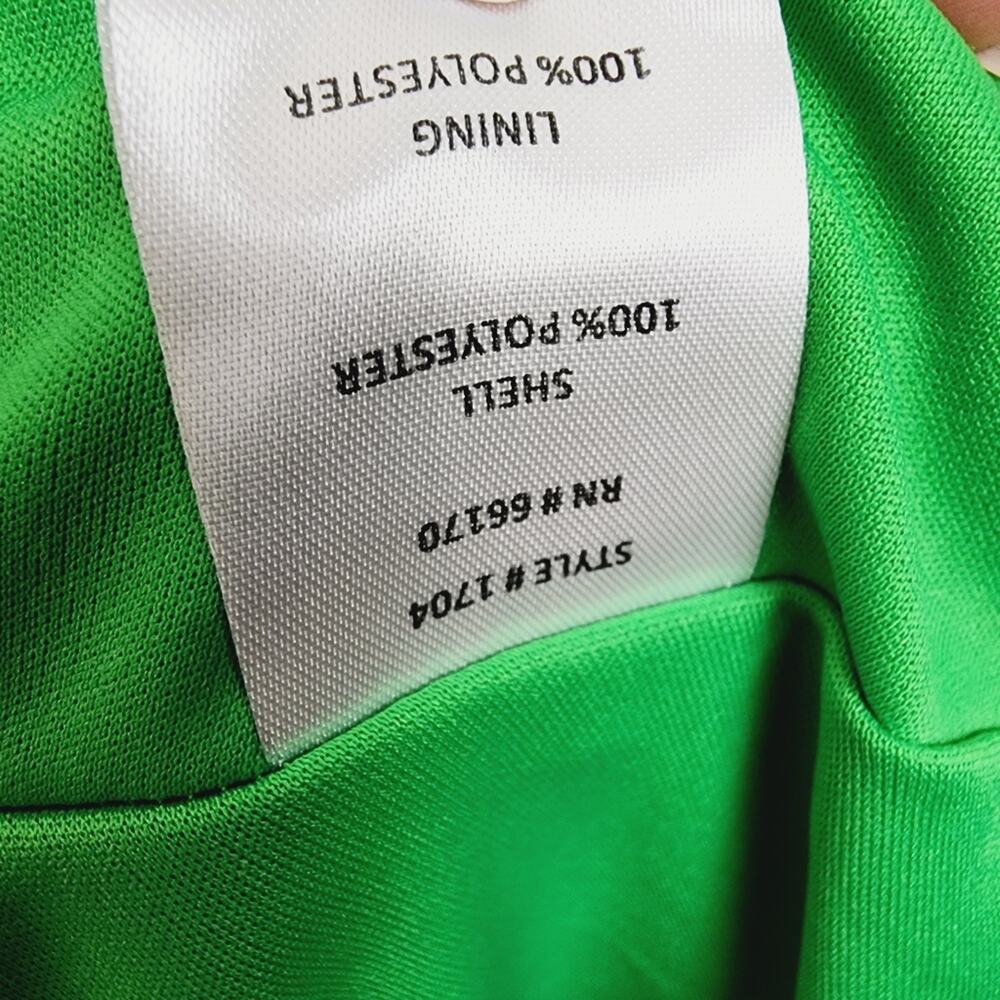 Hutch Anthropologie Kelly Green Navy Bow Fit & Flare Dress Wedding Guest XL - Picture 8 of 10